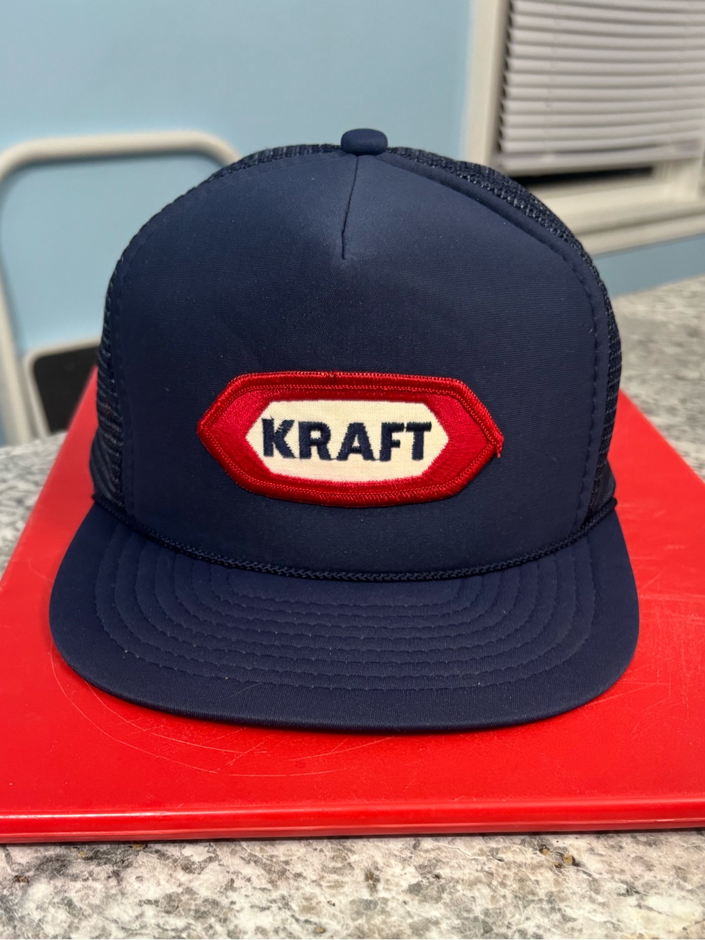 Vintage Kraft Mesh Trucker Snapback Hat